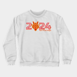 2024 Year of the Dragon, Hello 2024, New Years Eve Shirts, Chinese New Year 2024, Christmas Gifts 2023 Crewneck Sweatshirt